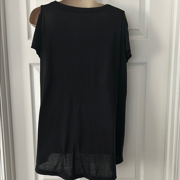 San Francisco Giants Black Cold Shoulder Top - Picture 3 of 4